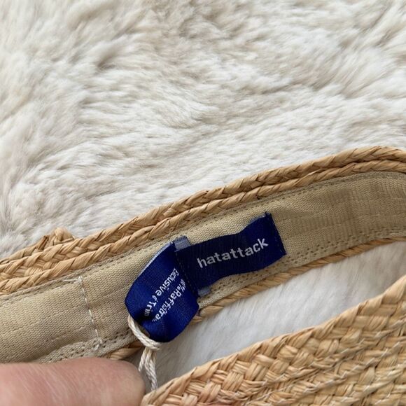 Hat Attack Pocket Visor UPF 50 Raffia Packable